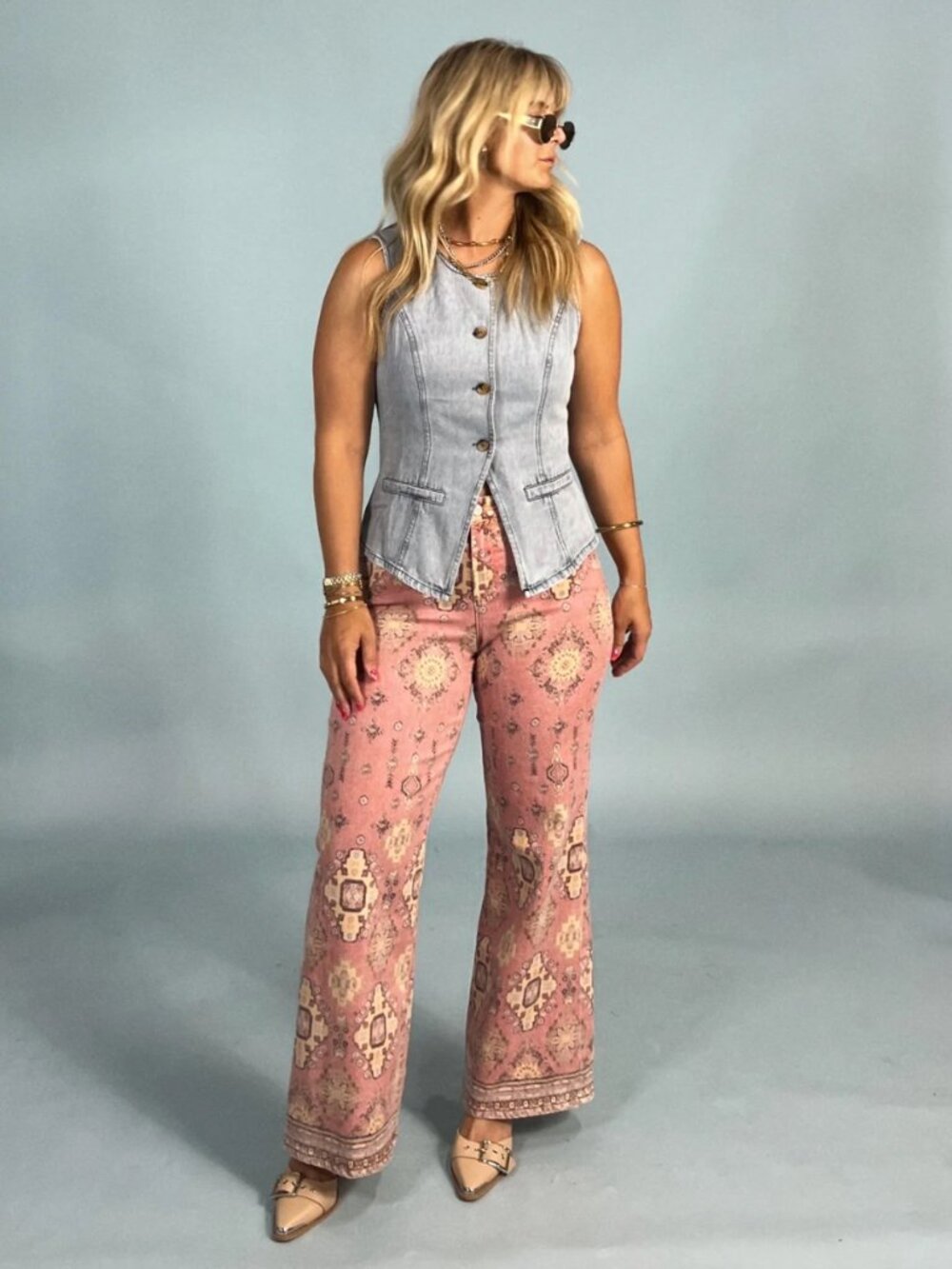 Dear John Mid Rise Micah Jeans | Tibetan Tapestry - Picture 2 of 15